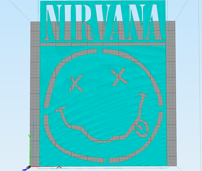 STL file NIRVANA STENCILS・Model to download and 3D print・Cults